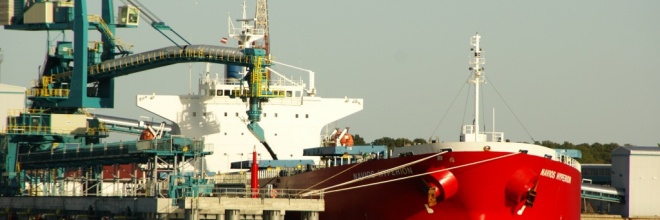 Ventspils ostas termināļos kravu apgrozījums palielinājies par 17%
