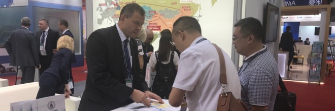 Ventspils brīvostas pārvalde piedalījās Ķīnas transporta un
loģistikas izstādē „CILF 2017”
