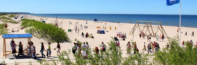 Лучший в Латвии благоустроенный пляж