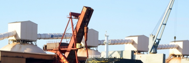 Ventspils brīvostas kravu apgrozījums sasniedz 17,4 miljonus tonnu
