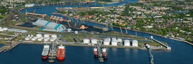 Ventspils ostas termināļu kravu apgrozījums 7,6 miljoni tonnu
