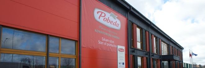 Russian confectionary POBEDA has started production in Latvia