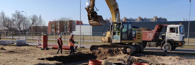 Ventspils Augsto tehnoloģiju parkā sākušies būvniecības darbi