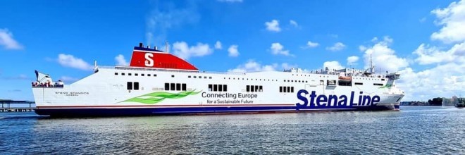 Новый паром STENA SCANDICA компании STENA LINE совершил свой первый рейс