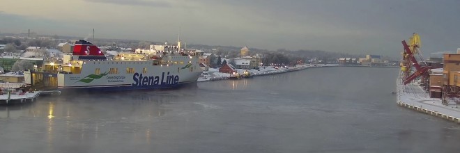 Ventspils brīvostā 2021.gadā rekordliels ar prāmjiem pārvadāto kravu daudzums