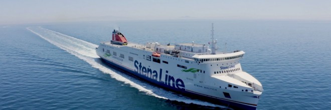 Stena Line's new ferry Stena Baltica on the Ventspils-Nynäshamn Baltic Sea route