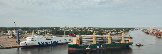 Construction Begins on Oversized Cargo Logistics Corridor in Ventspils