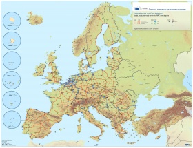 EU core network roads, Baltic Sea Port, Ventspils